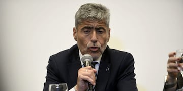 Juan Pablo Quinteros, ministro de Seguridad, habló del escándalo en la Policía Caminera.