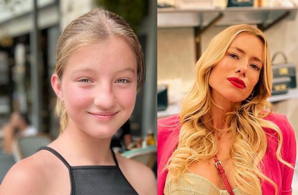 Allegra, la hija de Nicole Neumann, se hizo un piercing y la modelo reaccionó en Instagram