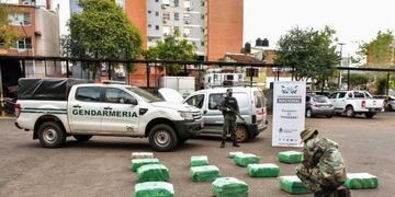 Posadas: Gendarmería Nacional incautó marihuana.