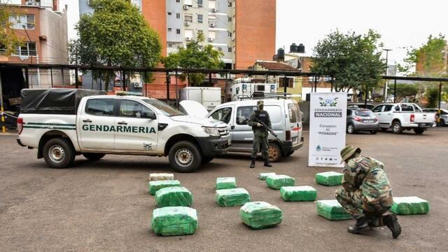 Posadas: Gendarmería Nacional incautó marihuana.