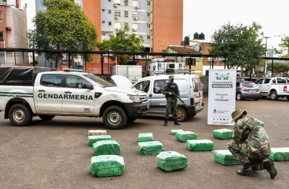 Posadas: Gendarmería Nacional incautó marihuana