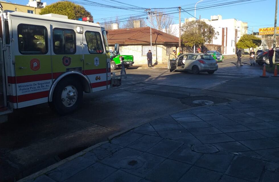 Registran un accidente de tránsito en Tandil en Roca y Mitre
