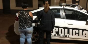 Oberá: una mujer detenida por violencia física contra su pareja.