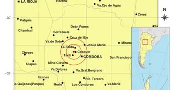Sismo en Córdoba.