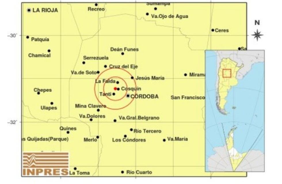 Temlaron las Sierras de Córdoba y el movimiento se sintió en todos lados
