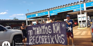 Ya en Argentina, piden ayuda para comprar el combustible que los traerá a Córdoba.
