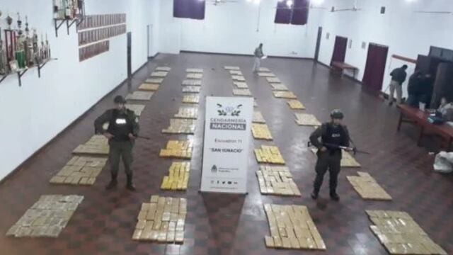 San Ignacio: Gendarmería Nacional secuestró marihuana.