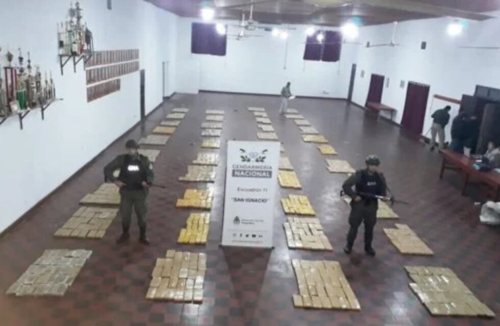 San Ignacio: Gendarmería Nacional secuestró marihuana