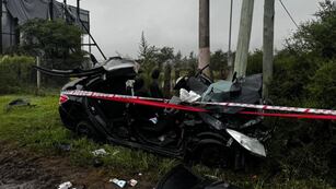 Chocaron mientras escapaban de la Policía.