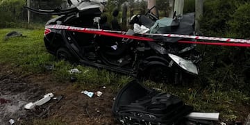 Chocaron mientras escapaban de la Policía.