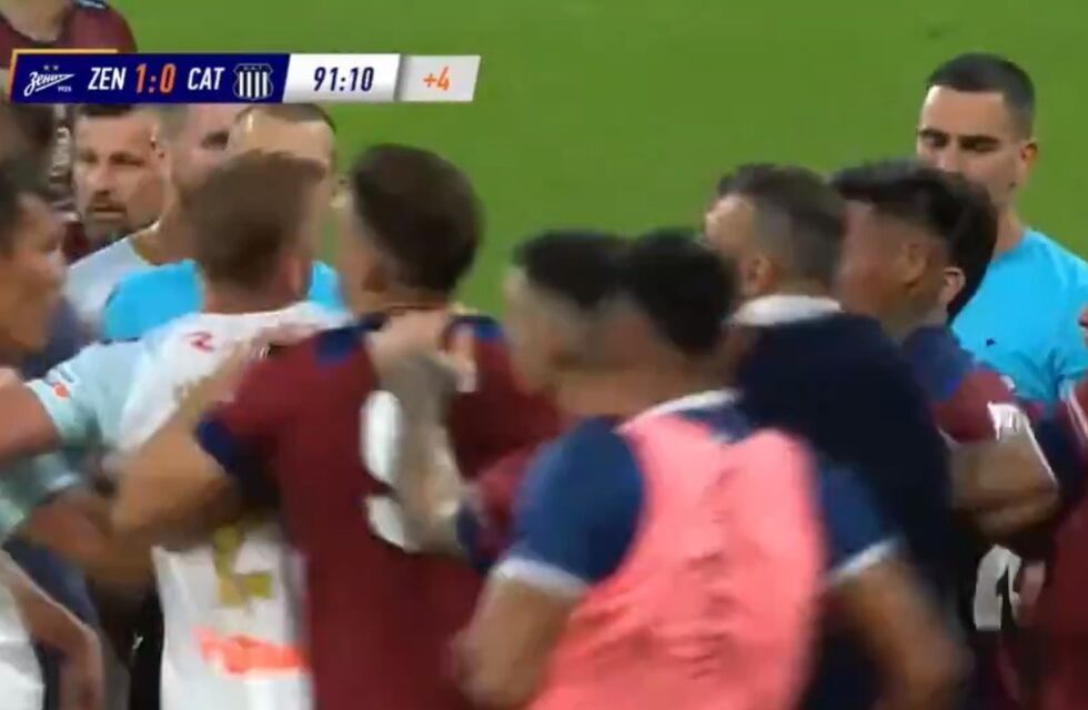 Talleres-Zenit terminó a los empujones, pero el Matador se fue sin rencores y con un mensaje para los rusos