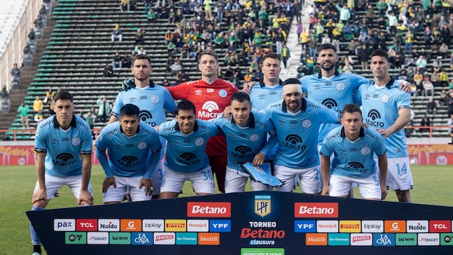 La formación de Belgrano que visitó a Aldosivi por la fecha 5 del Clausura de la Liga Profesional