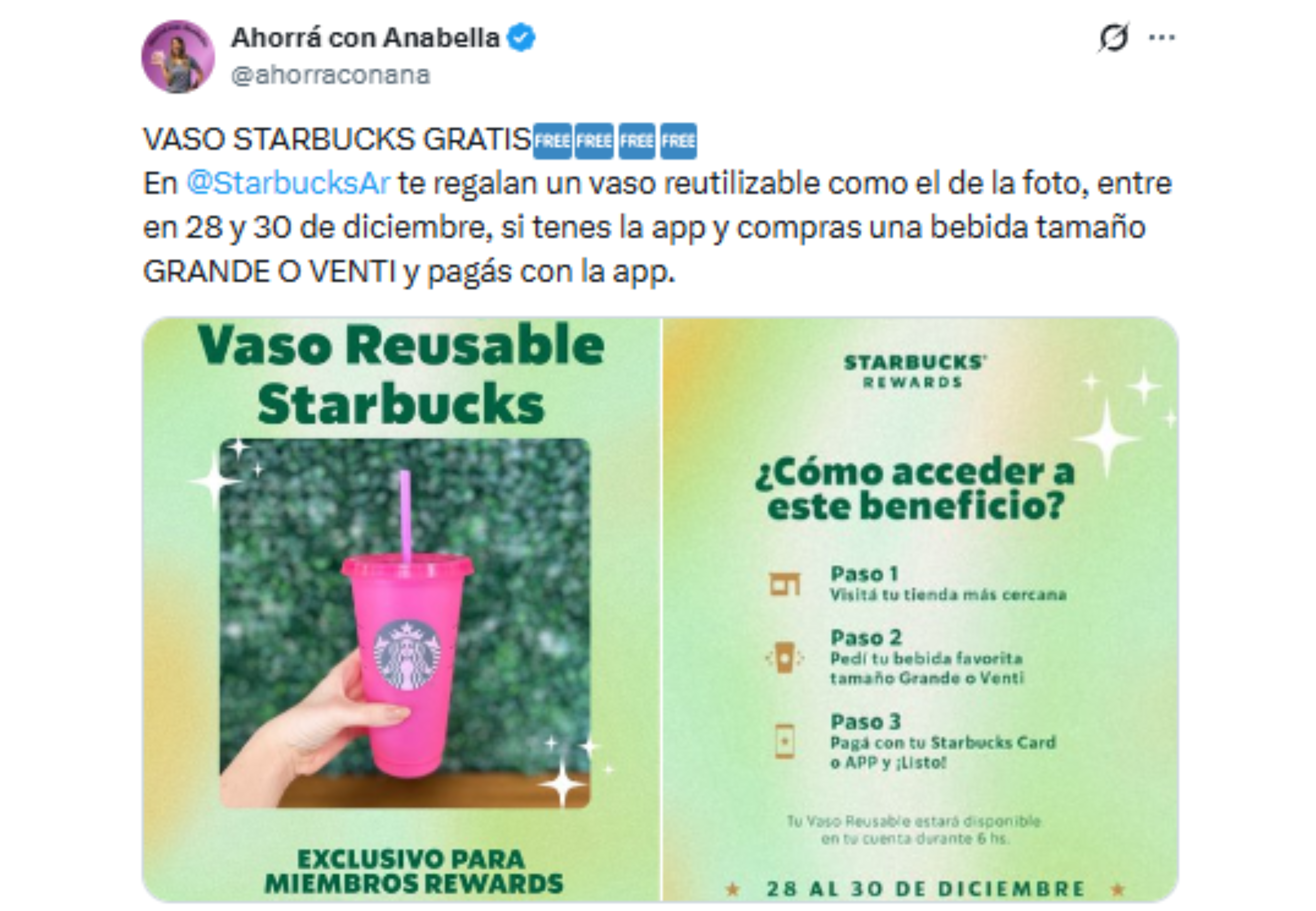 El beneficio se viralizó en las redes.