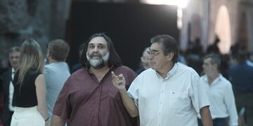 Roberto Baradel y Hector Cachorro Godoy.
Rosada
Foto Federico Lopez Claro