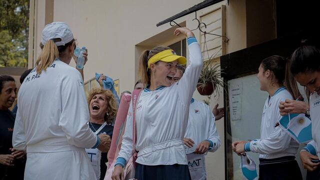 "Nachu" tiene 25 años y disputó el primer punto de la serie en San Miguel de Tucumán.