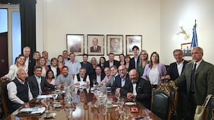 Los senadores del interbloque Juntos por el Cambio garantizaron la unidad del espacio (Foto: Prensa Juntos por el Cambio)