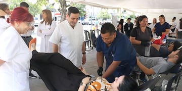 La jornada estuvo encabezada por el Ministro de salud Dr. Medina Ruiz.