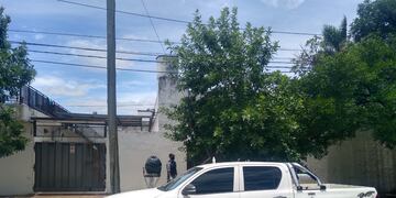 La casa está en pleno centro y funciona como lugar de aislamiento por el COVID 19