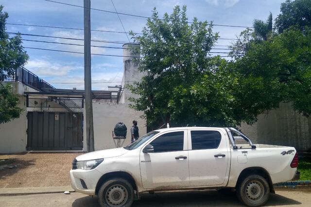 La casa está en pleno centro y funciona como lugar de aislamiento por el COVID 19