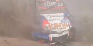 Vuelco en el Rally Argentino
