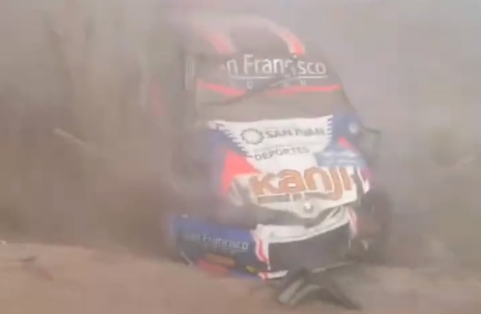 Mirá el video del tremendo vuelco que sufrió un conocido piloto sanjuanino en el Rally Argentino