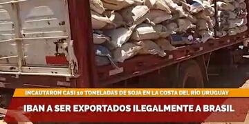 Secuestran contrabando de granos en El Soberbio.