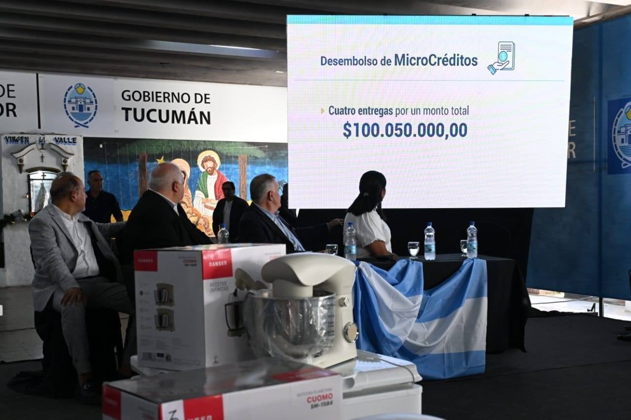 60 obtuvieron equipamiento, totalizando $124,67 millones para 224 trabajadores.