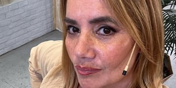 Nancy Pazos deslumbró desde la piscina.