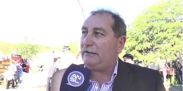 Ricardo Callegaro, intendente de El Volcán.
