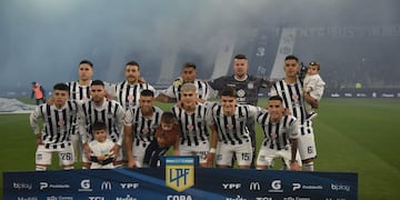 La formación de Talleres en el triunfo 2 a 1 ante Huracán. (Facundo Luque / La Voz).