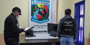 Objetos tecnológicos recuperados del delito en Campo Grande.