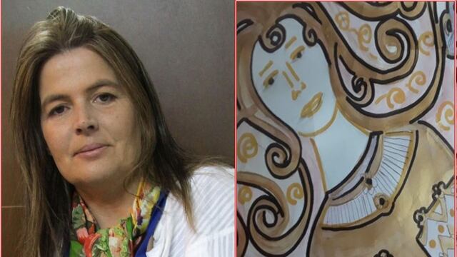 Cinthia Poulsen Hornum, Artista Plástica tresarroyense que decora con sus obras el Palacio Real de España subastará uno de sus trabajos