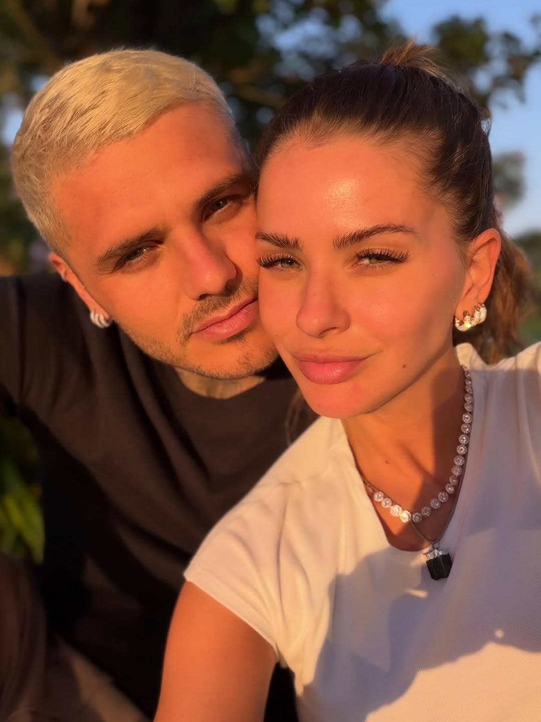 La China Suárez y Mauro Icardi en Instagram.