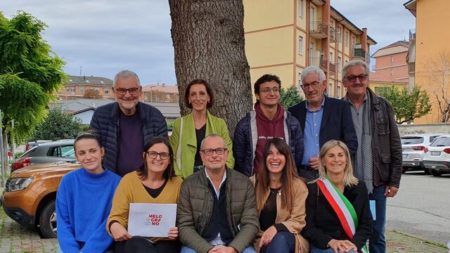 El banco en homenaje a Rafaela