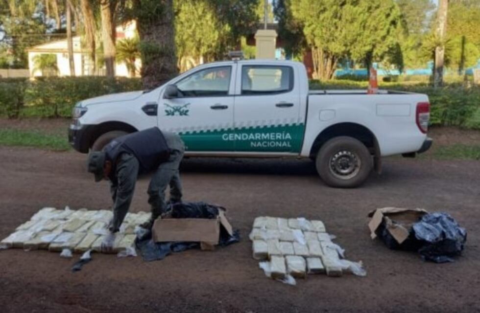 Gendarmería Nacional intercepta narcotráfico proveniente de Paraguay en Puerto Rico