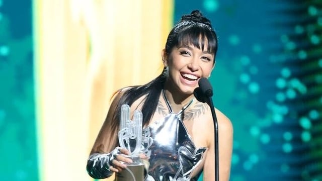 María Becerra en los Premios Tu Música Urbano 2022.
