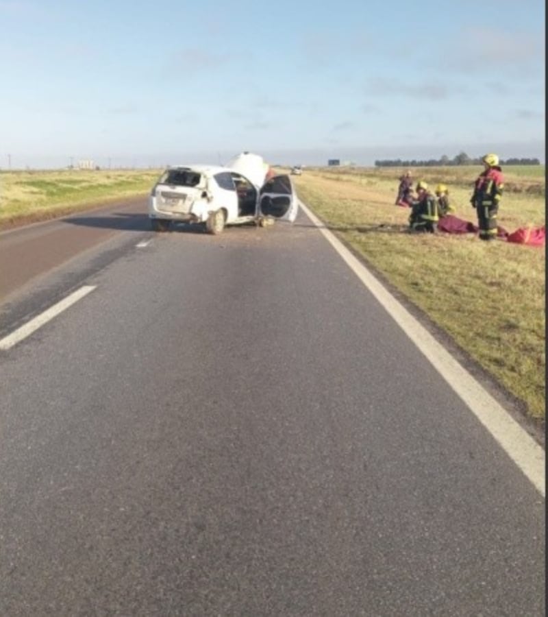Accidente múltiple autopista Rosario-Córdoba
