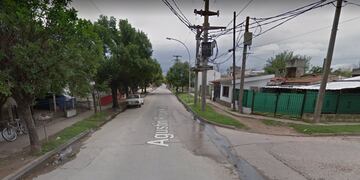 El hecho ocurrió en Roque Arias y Baudillo Vazquez de Bº Las Palmas. (Google Street View)