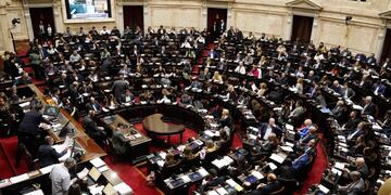 Debate de la Ley Bases en la Cámara de Diputados (Foto: Federico López Claro)