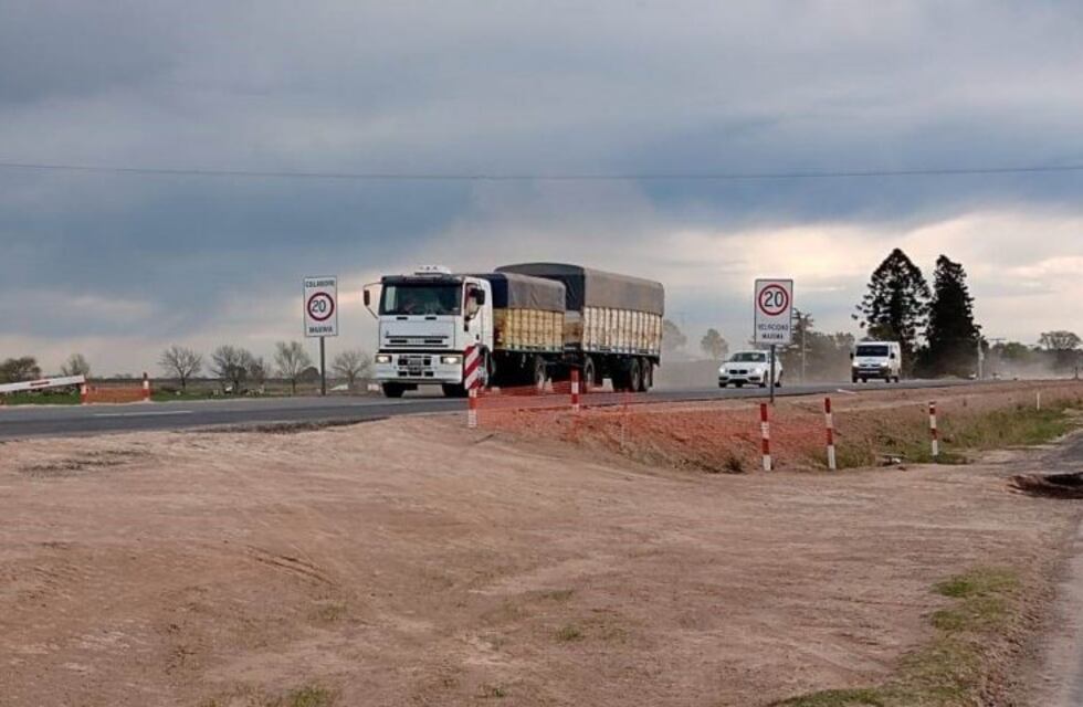 Perotti, satisfecho por como avanza la autopista de la 34