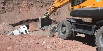 El vuelco se produjo en el Paso de Agua Negra\u002E