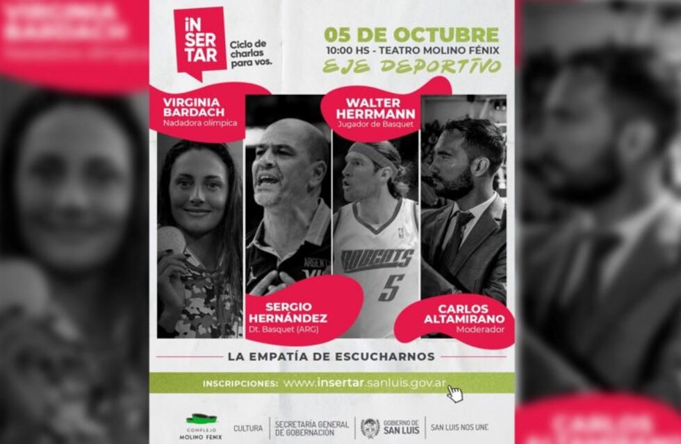 Famosos llegan a San Luis para disertar en "InSerTar"