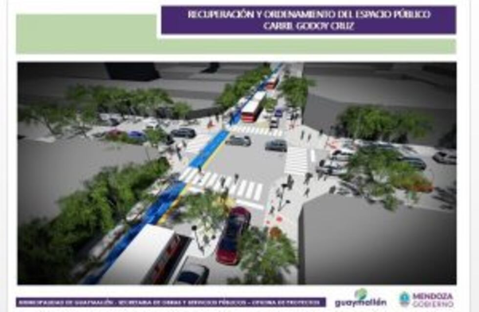 Así será la obra que va a transformar el Carril Godoy Cruz