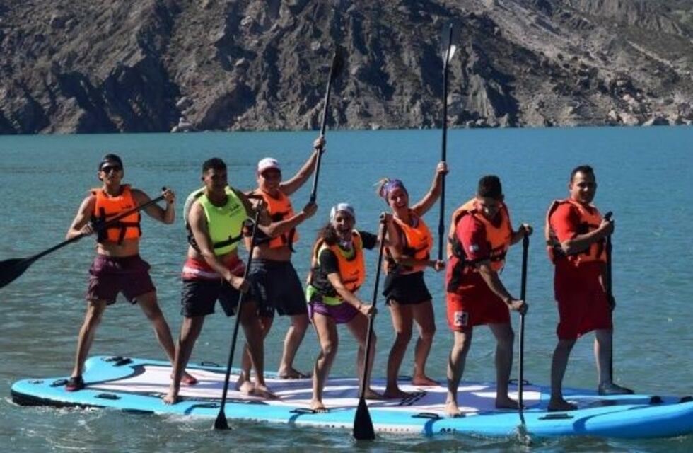 Big Sup, la nueva atracción del dique Punta Negra en verano
