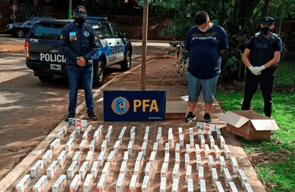 La Policía Federal incautó un cargamento de cigarrillos ilegales que iban a ser despachados por encomienda