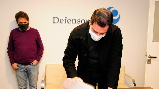 IOMA y la AMP llegaron a un principio de acuerdo por 60 días tras la mesa de diálogo convocada por la Defensoría del Pueblo (Twitter Guido Lorenzino)