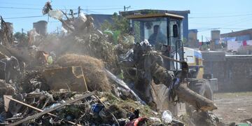 Retiraron residuos de un basural en barrio Yofre\u002E