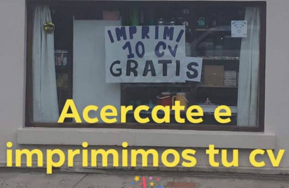 Otra librería se sumó a la movida y ofrece 10 copias de CV gratis a desempleados