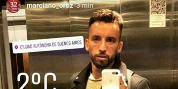 El Marciano Ortiz, previo a su viaje a Córdoba para sumarse a Belgrano\u002E