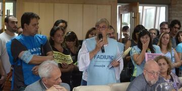 Paro docente FADIUNC
